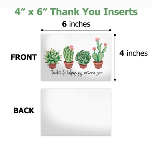 25 Than You cards 4x6 - Picture 2 of 3